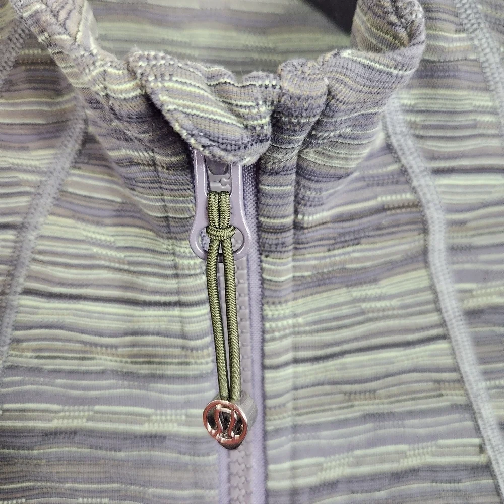 Lululemon Define Jacket Space Dye Dark Slate Fatigue Green Size 4